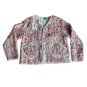 Como Vintage quilted jacket women's large